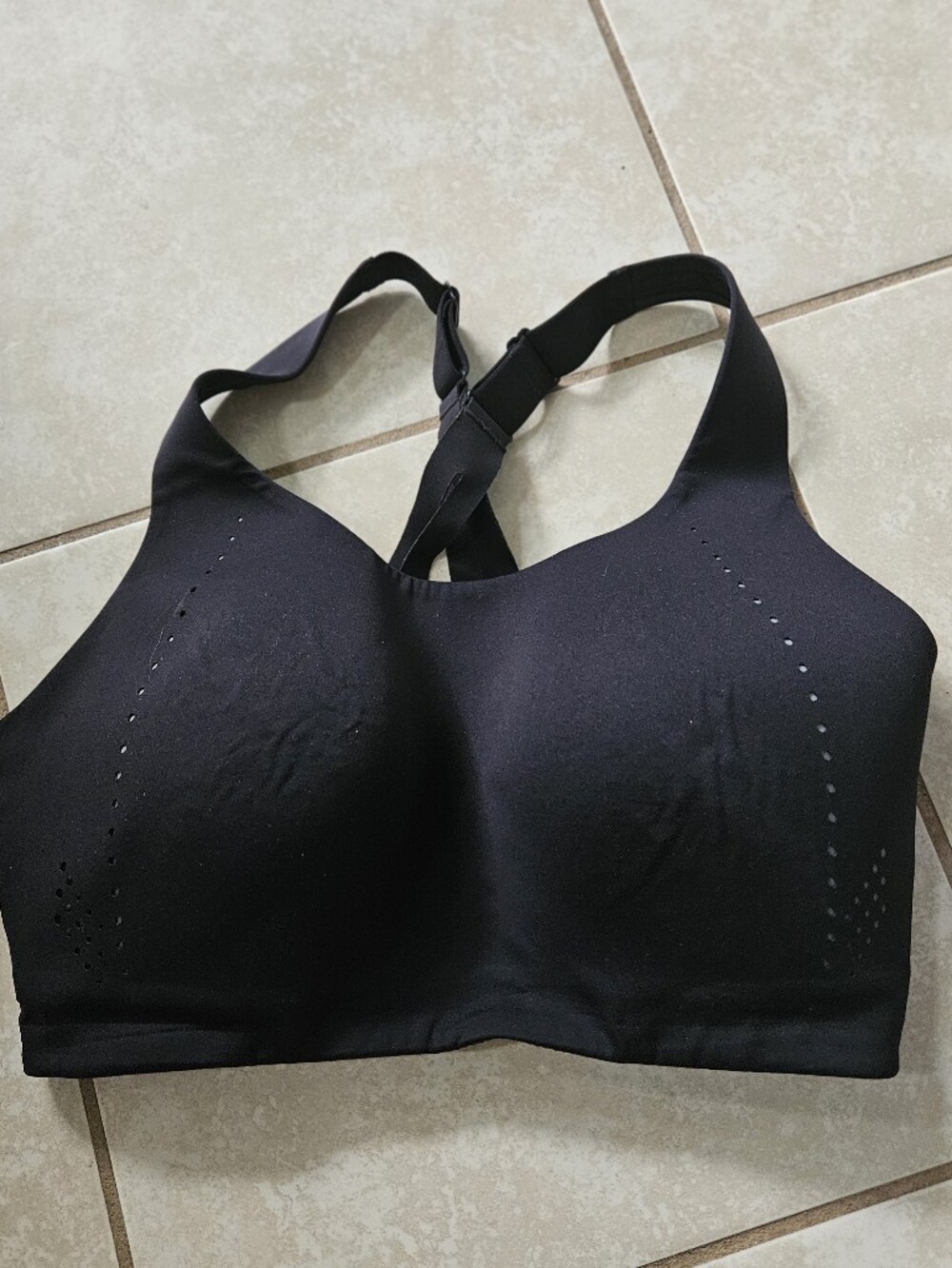 Lululemon Airsupport Seamless Black Wireless Sports Bra